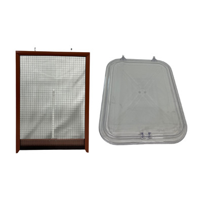 Ricambi per lucernario classico (cupola PVC, vetro retinato)