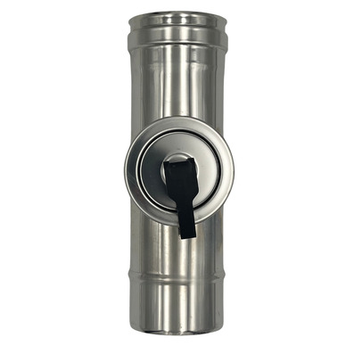 Elemento d'Ispezione con Sportello Tondo Inox